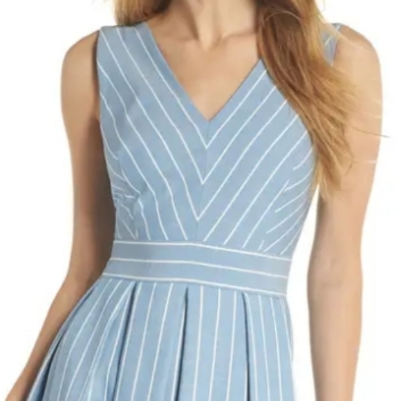 𝅺Gal Meets Glam Samantha Fit and Flare Dress - Picture 5 of 17